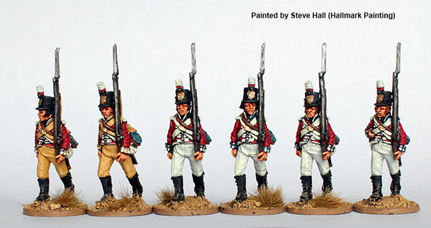 Napoleonic British Infantry, Centre Companies, Marching 1801-07 - Available to Order