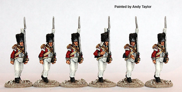 Napoleonic British Grenadiers of the 61st Regt. Marching - Available to Order
