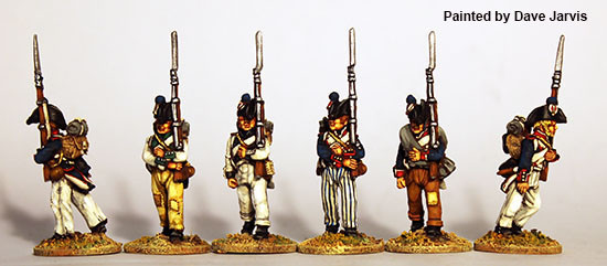Napoleonic French Fusiliers, March Attack, Bicornes, 1805-09 - Available to Order