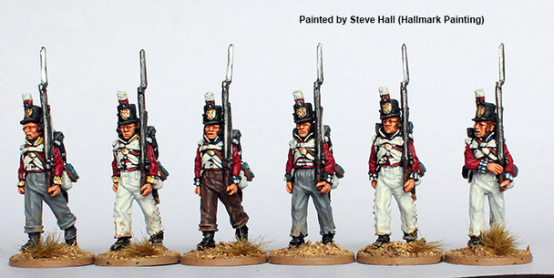 Napoleonic British Infantry, Centre Companies, Marching 1808-14 - Available to Order