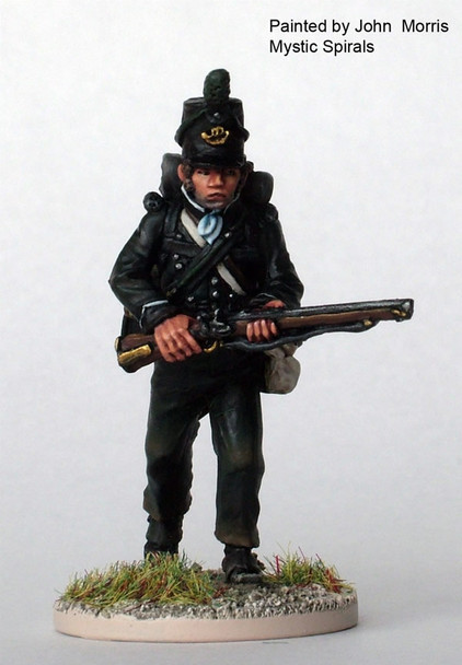 40mm Peninsular British Rifleman Advancing - Available to Order