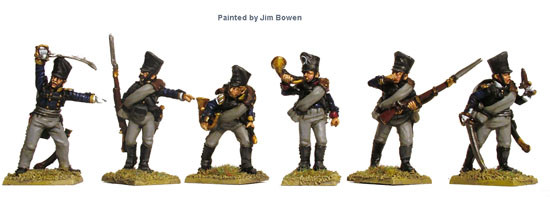 Napoleonic Prussian Fusilier Command - Available to Order