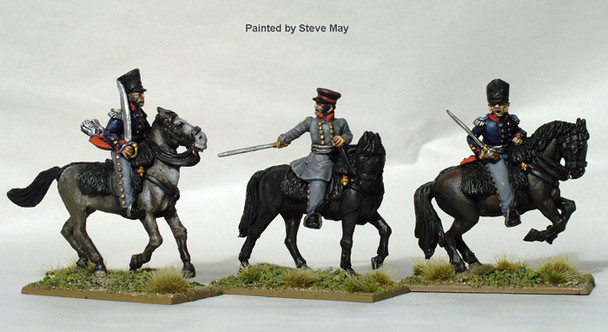 Napoleonic Prussian Mounted Field Officers - Available to Order