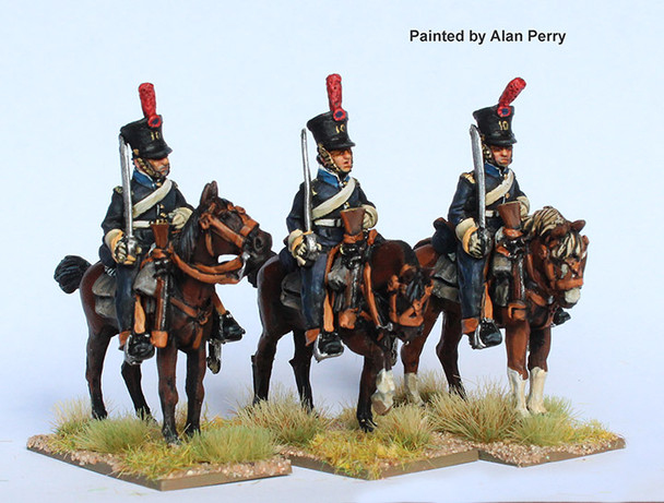 Napoleonic Portuguese Line Cavalry in Shakos, Shouldered Swords, Standing, 1810-14 - Available to Order