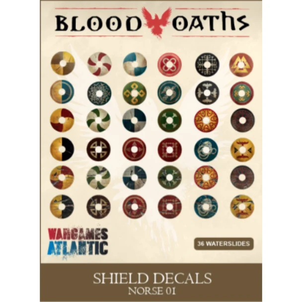 Dark Ages Shield Decals Norse 1