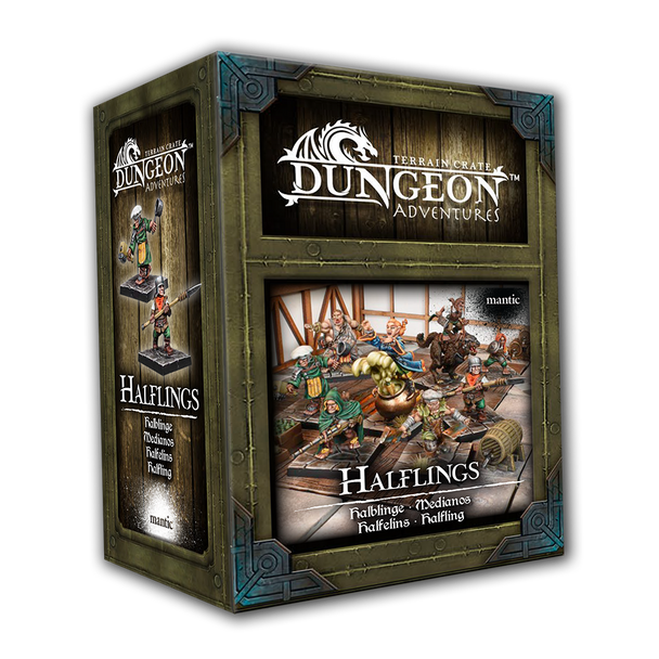 Dungeon Adventures: Halflings Miniatures Set