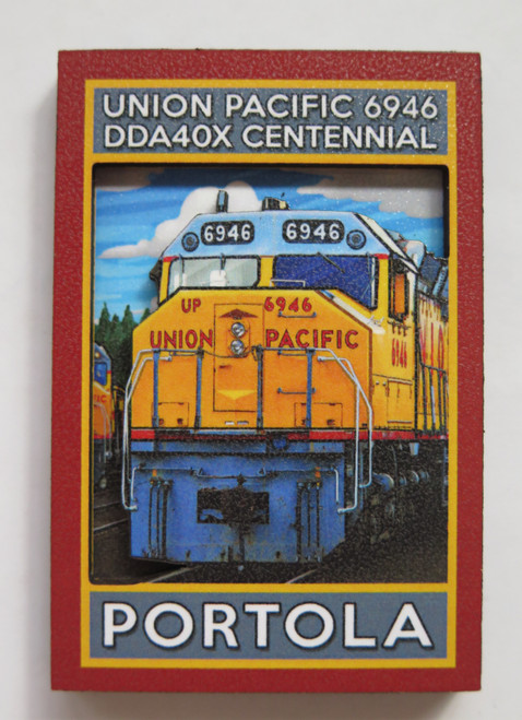 Union Pacific 6946 Centennial Portola 3D Magnet