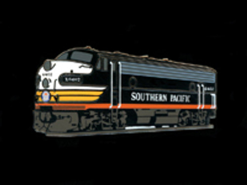 102.  Southern Pacific Black Widow SD9 Locomotive Pin