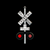 75.   Highway flasher crossing