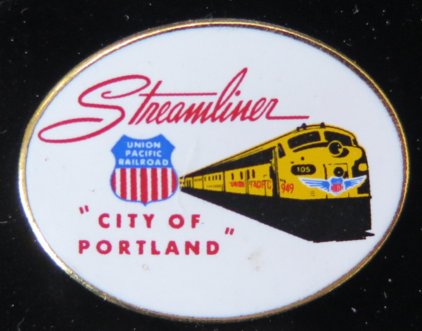 61.   Union Pacific City of Portland passenger train