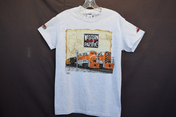 Western Pacific Geeps and Map T-Shirt