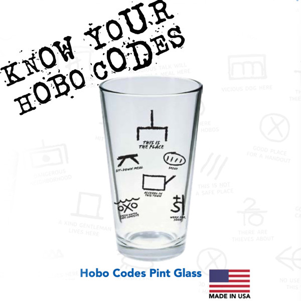 Hobo Codes 16oz Pint Glass