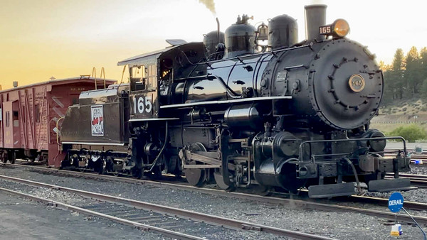 Western Pacific 0-6-0 165, example of a steam yard switcher