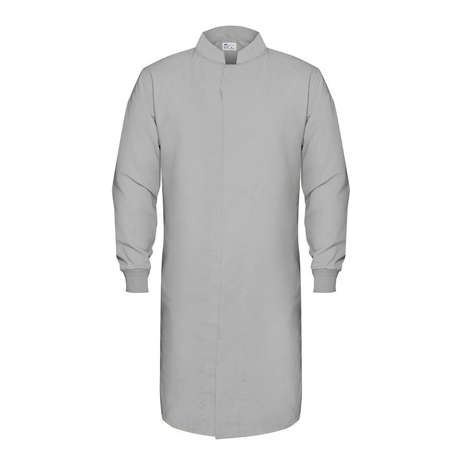 HACCP Knit Cuff Lab Coat, Medrite Gray |Women's Long Lab Coats