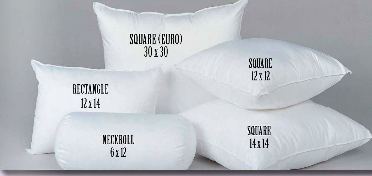 Oblong sales pillow inserts