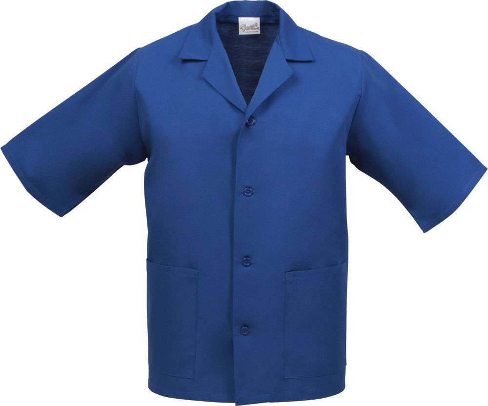 Unisex Smock, Royal Blue |Unisex Smock, Short Sleeve