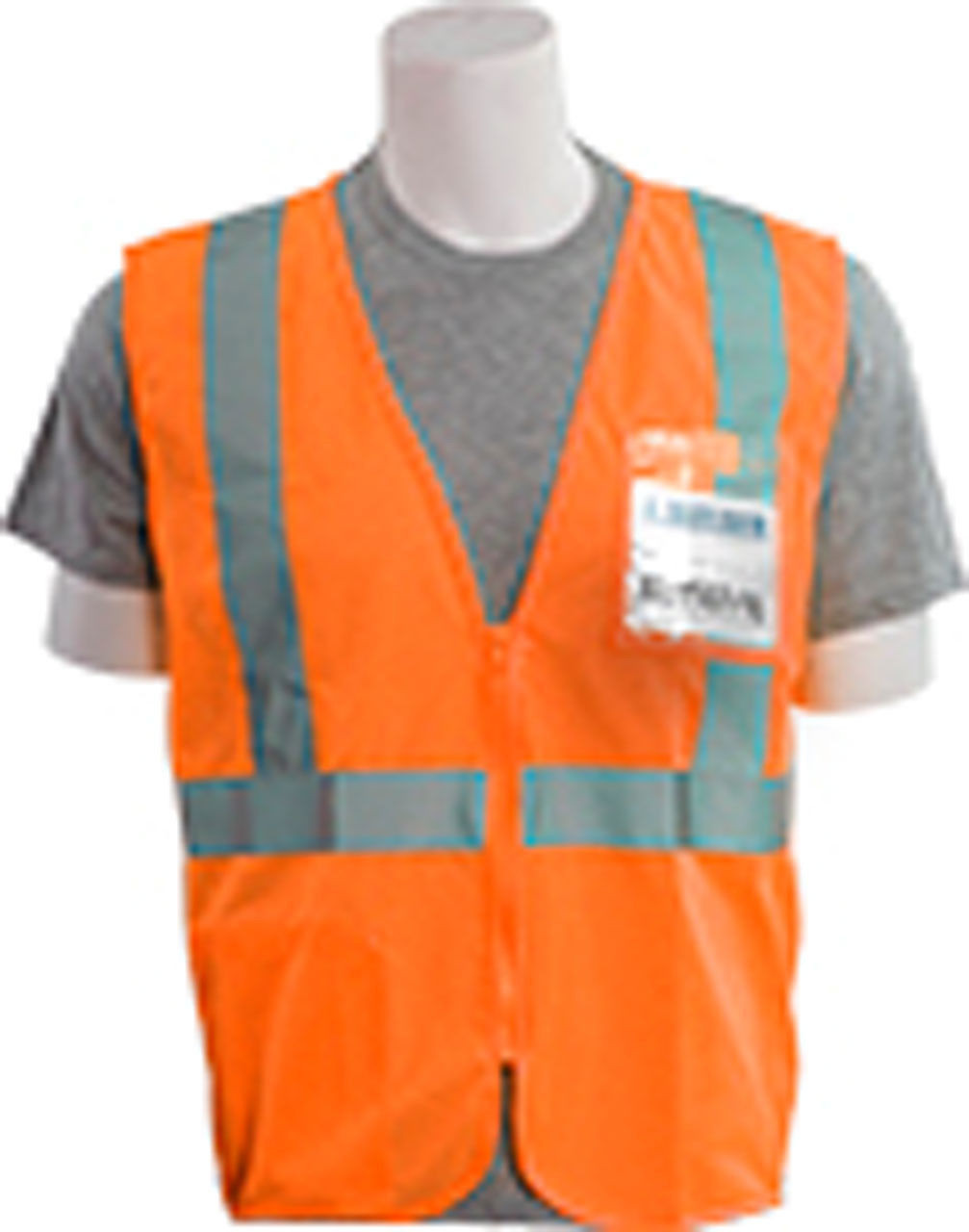 ERB Safety S363ID Zipper Economy Mesh ID Safety Vest (Class 2