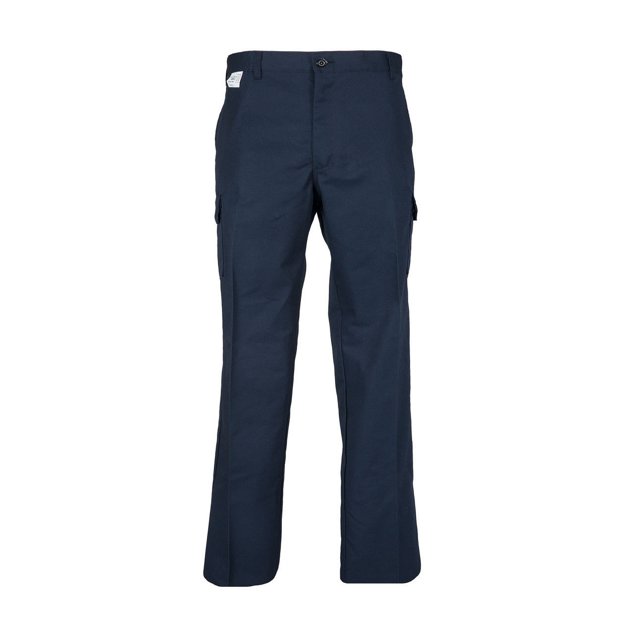 NAVY ELASTICATED CARGO PANTS – Gritstones