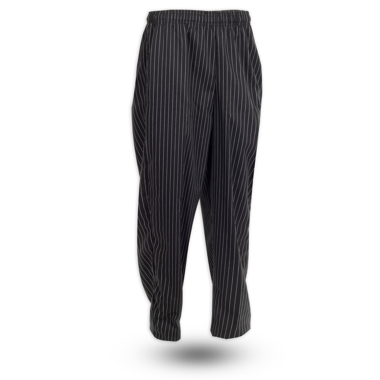 B35 Pinnacle Pinstripe Baggy Chef Pant|Wholesale Baggy Chef Pants