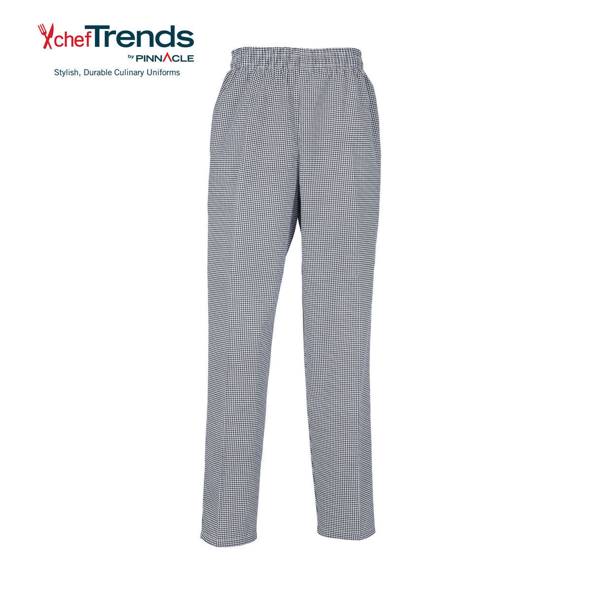 B86 Pinnacle Houndstooth Unisex Baggy Chef Pant|Wholesale Baggy