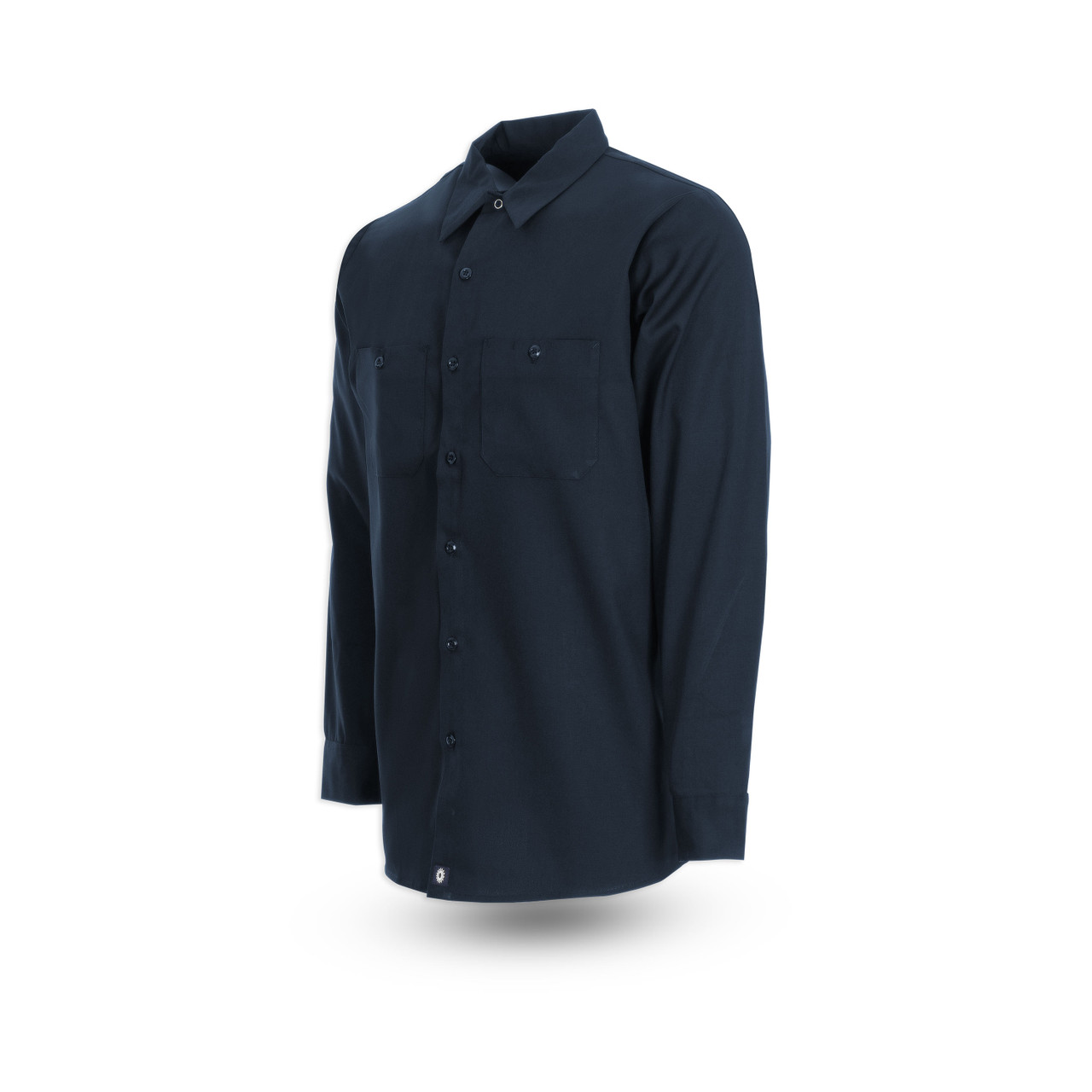 S10BL Men's Industrial Work Shirt, Black|Men's Long Sleeve Work Shirts