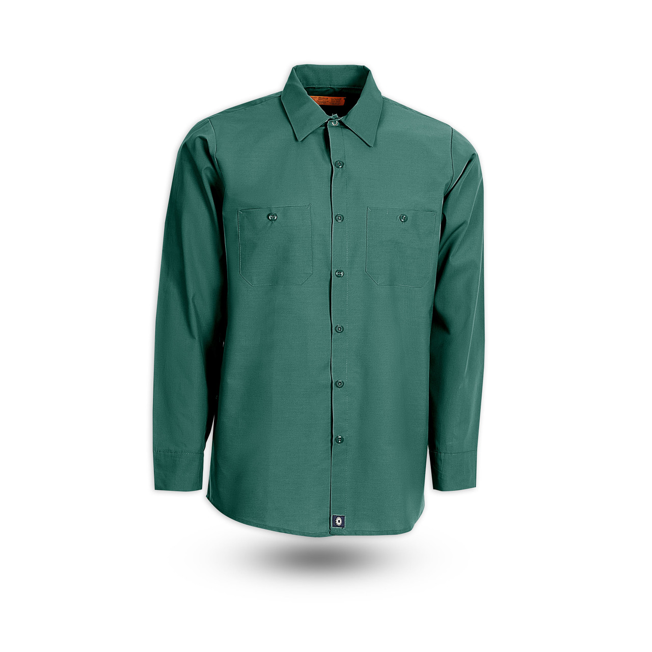 mens green button down dress shirt Organic Button Down Shirt main image 0