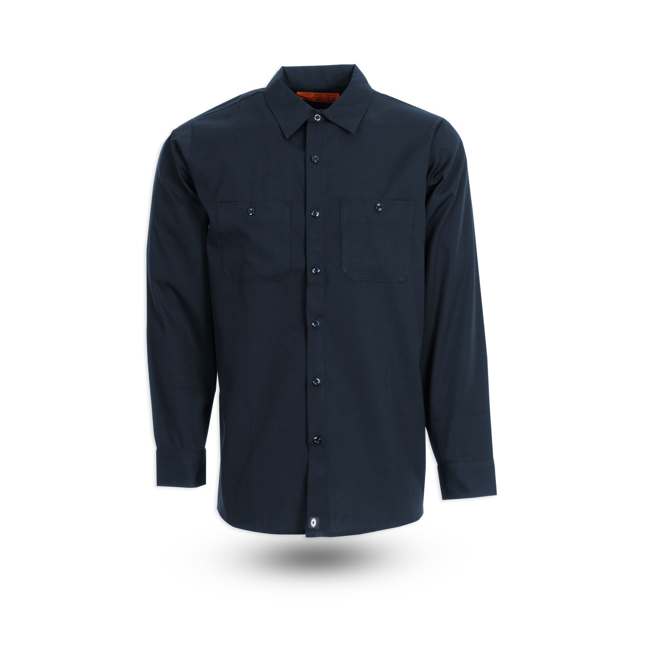 S10NV Men's Industrial Work Shirt, Navy Blue|Men's Long Sleeve