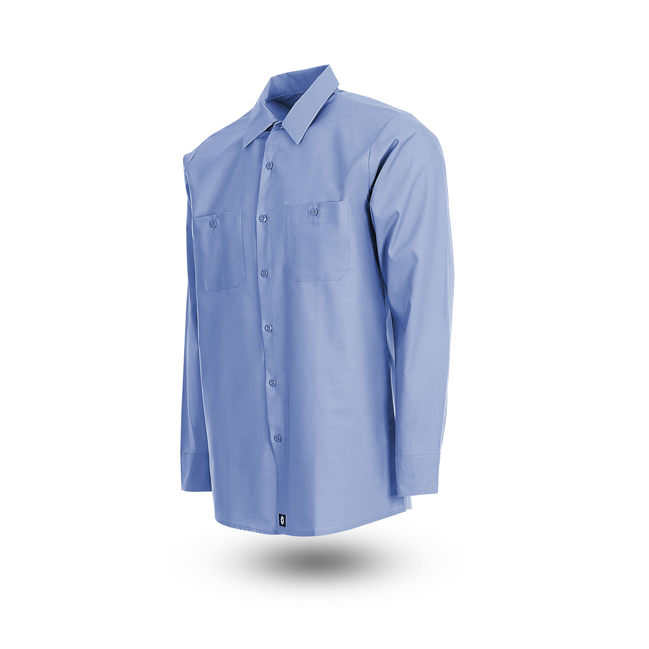 S10LB Men's Industrial Work Shirt, Light Blue|Men's Long Sleeve