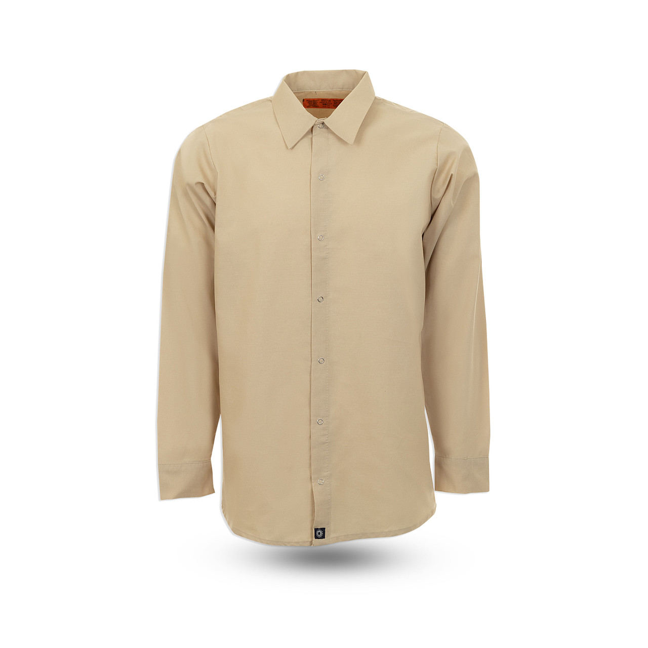 S14TA Men's Long Sleeve Work Shirt, Tan|Men's Long Sleeve Work Shirts