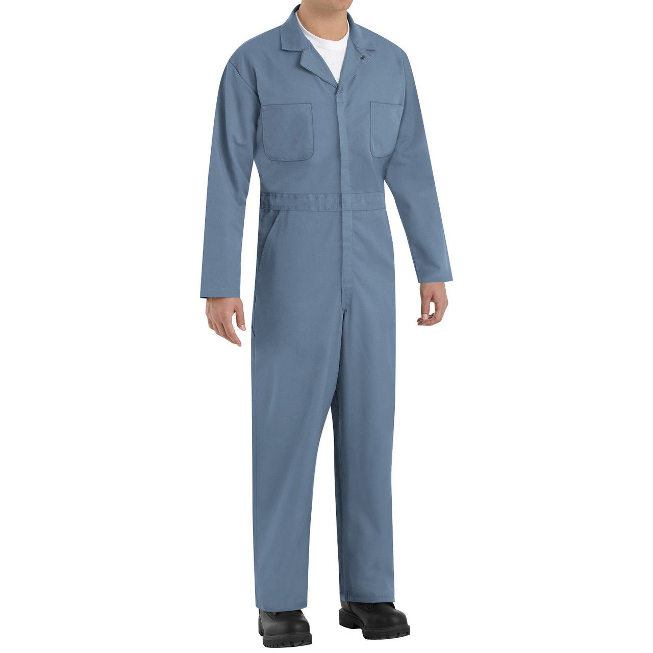 Red Kap CT10PB Twill Action Back Coveralls, Postman Blue