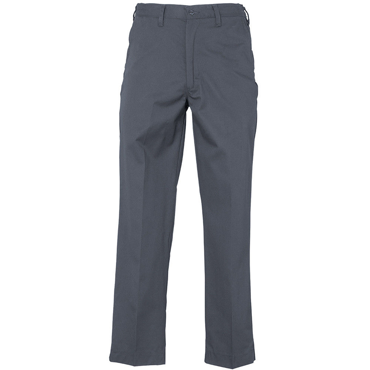 REEDFLEX 100% Wrinkle Resistant Cotton Charcoal Grey Work Pants, 382P