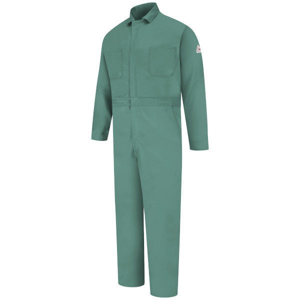 johnbull WWⅡ COVERALL Bulwark CAT 2 Gripper-Front Coverall - CEW2|Work Coveralls for Men
