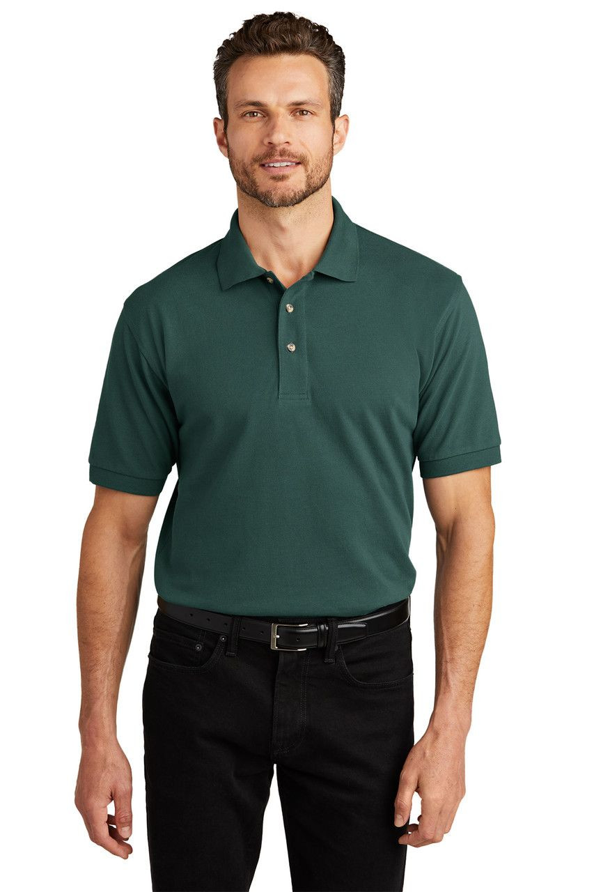 Men's Heavyweight Cotton Pique Polo K420
