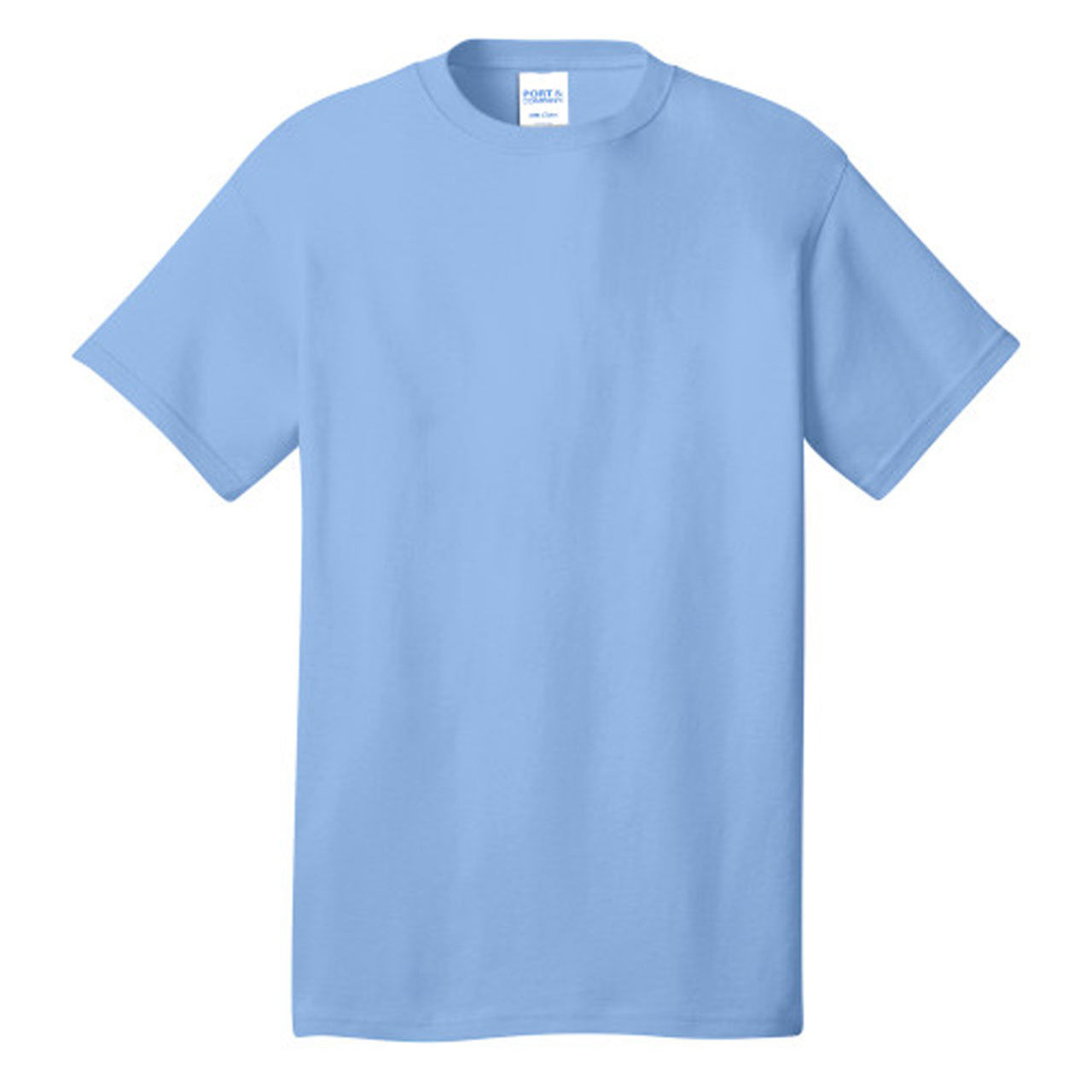 Wholesale Mens Core Cotton T-Shirt - Light Blue