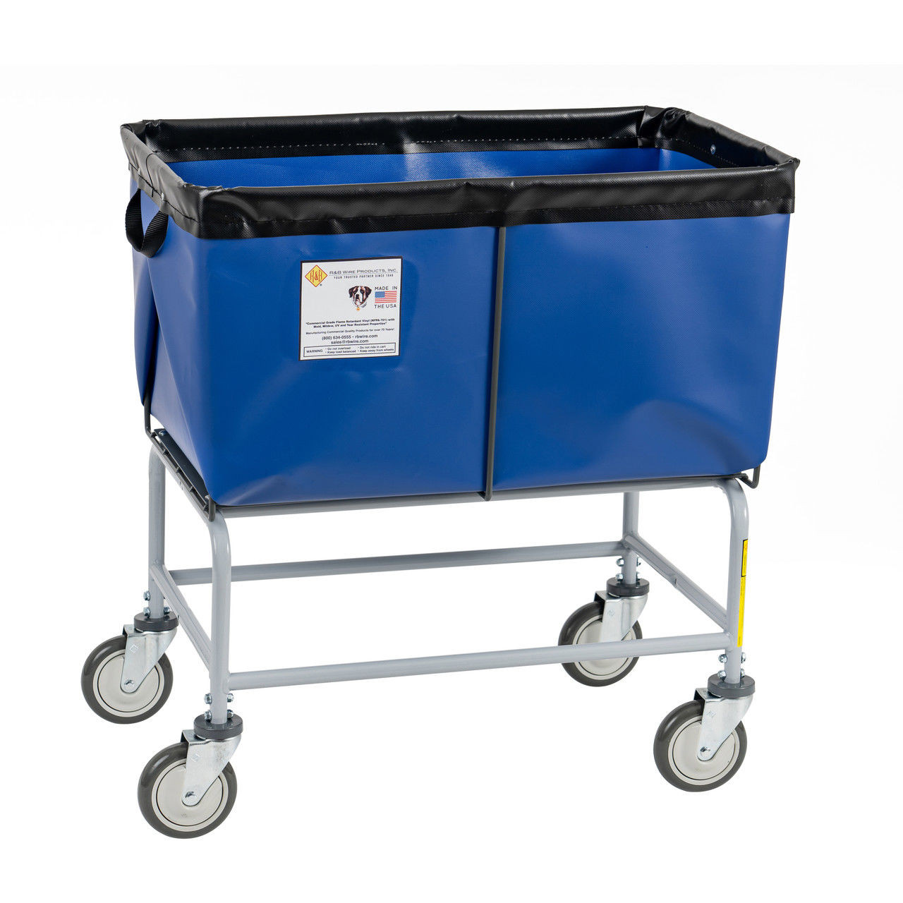 Vinyl Basket Truck, Elevated 4 Bushel - 464B|Vinyl Basket Trucks