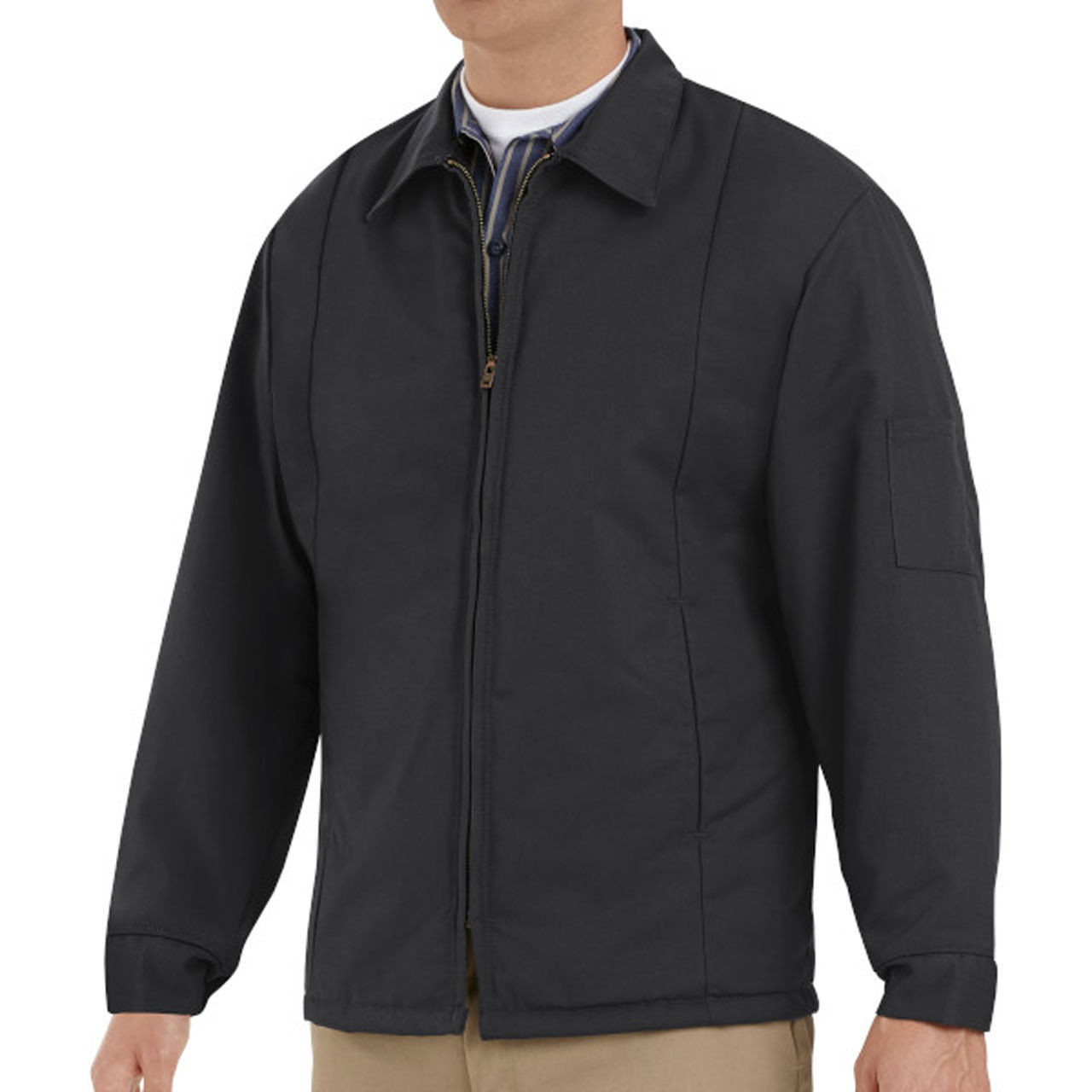 Red Kap Mens Perma-Lined Panel Jacket JT50|Best Bulk Work Jackets
