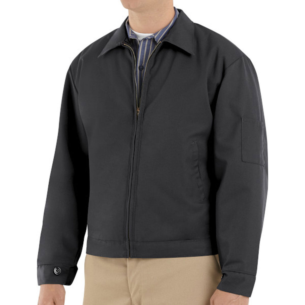 Red Kap Mens Slash Pocket Jacket JT22|Best Bulk Work Jackets