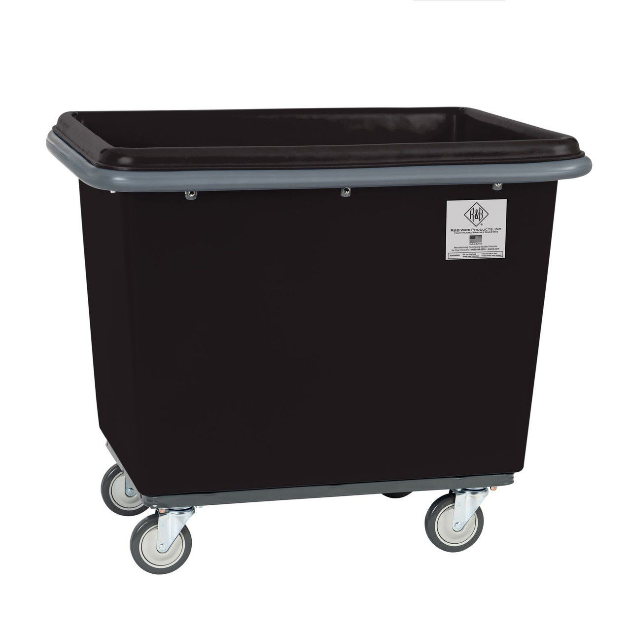 Heavy Duty Box Truck, Black - 20 Bushel - 4620BLK/PTB|Laundry