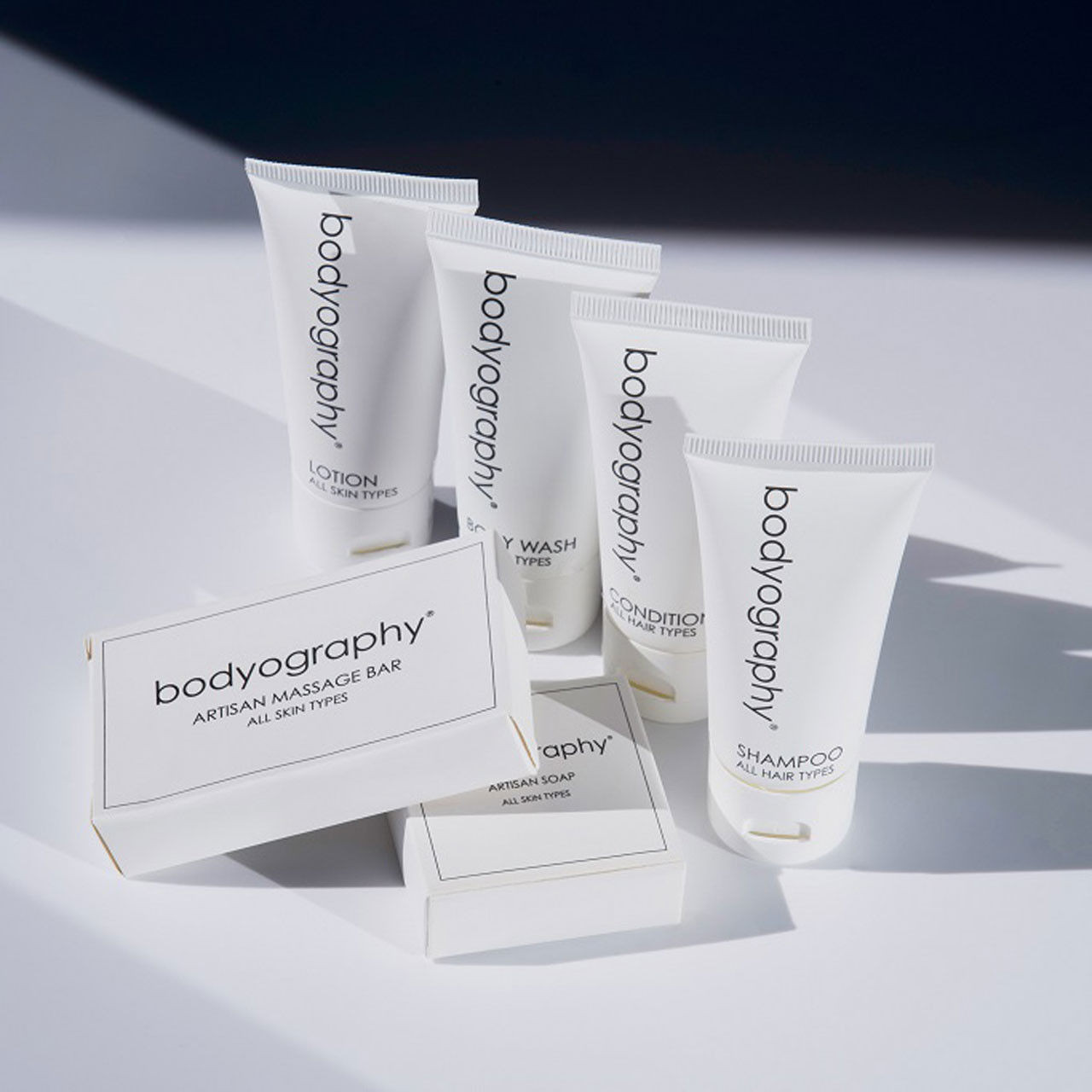 Bodyography blanc Bulk Shampoo And Conditioner With Artisan Soap