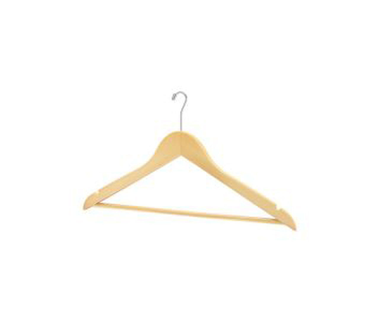 Small Hook Suit Hangers With Slack Bars - Bulk Case of 100 Pieces