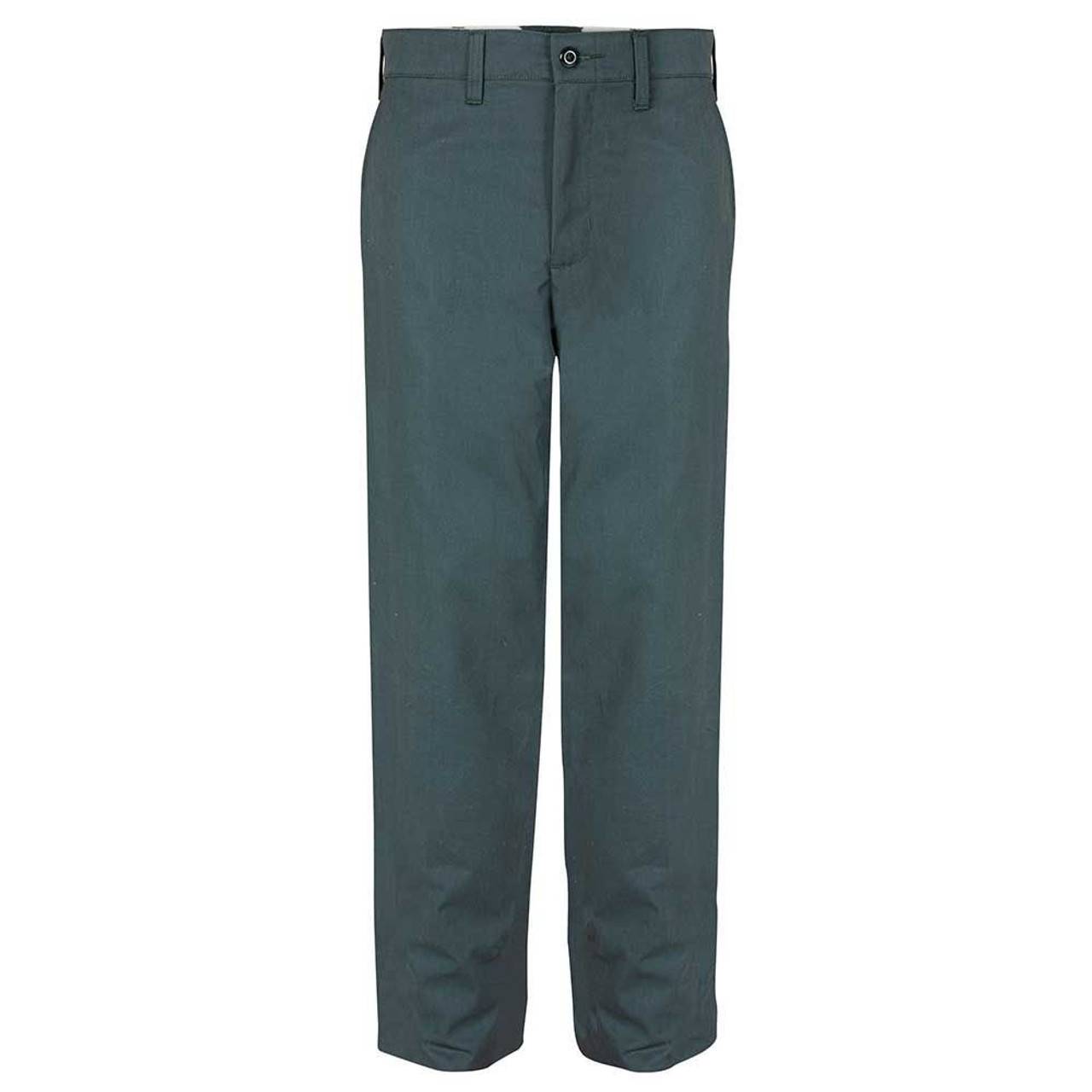 Spruce Green Unhemmed Industrial Work Pants For Men