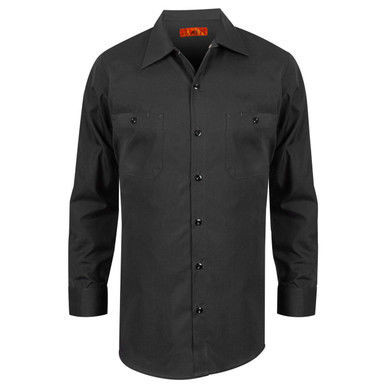 Black Casual Long Sleeve Shirt 43841