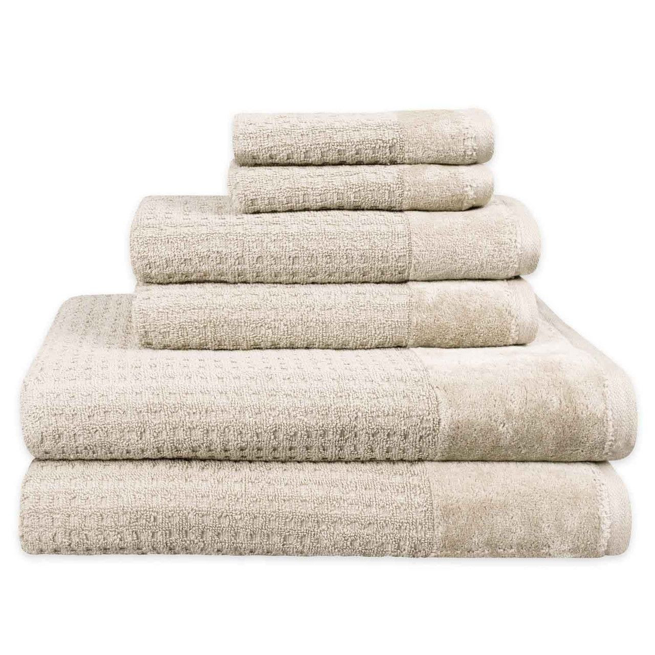 Spa Check 6 PIECE Luxury Towel Set