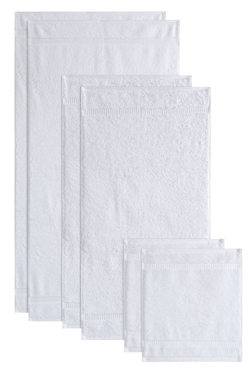 Beyond Collection 6 Piece Luxury Cotton Towel Set