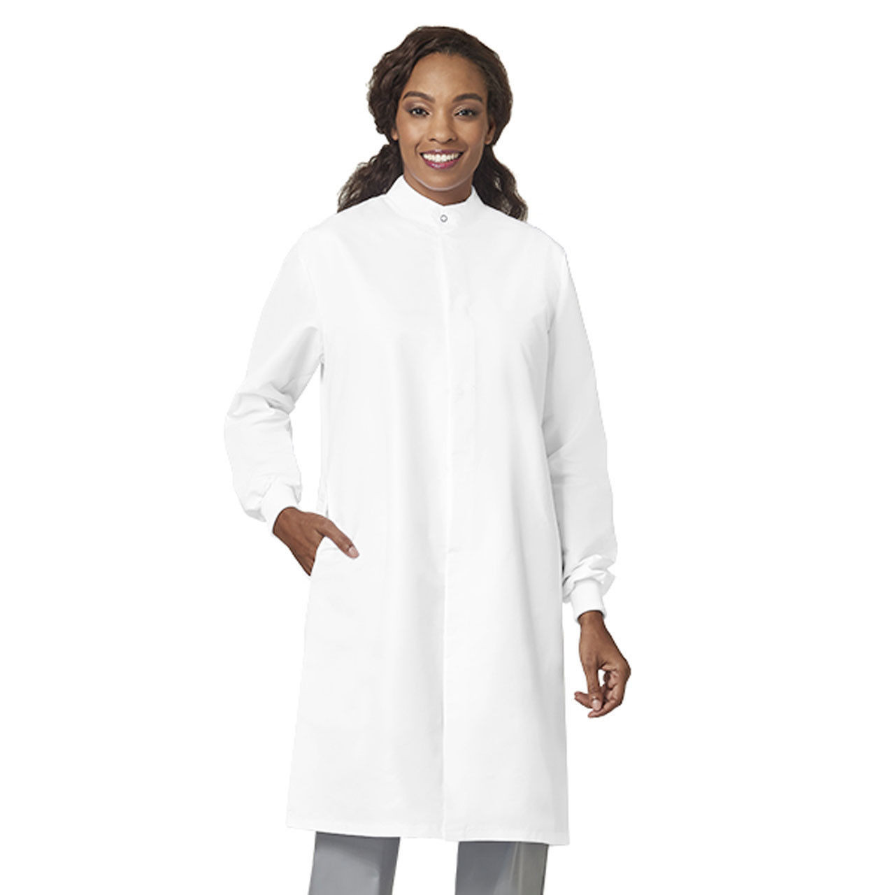 Fashion Seal Unisex Protective Lab Coat in White 6483- Bulk Pack
