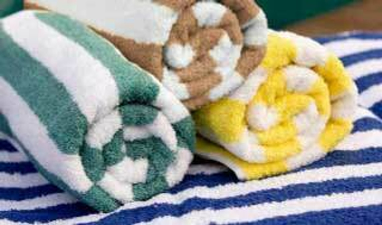 Cabana Stripe Pool Towels