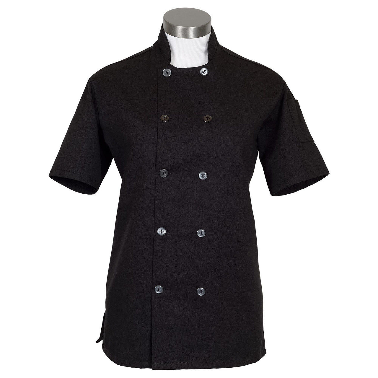 Fame C100P Women's Raspberry Chef Coat with Side Vents
