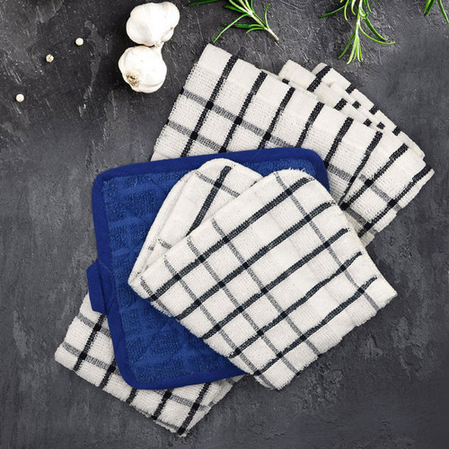 Terry Cloth Kitchen Towel Ensemble Ganesh Mills | Oxford Super Blend