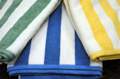 Cabana Stripe Beach Towels, 35 x 70 Ganesh Mills | Oxford Super Blend