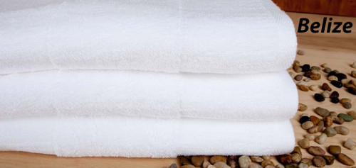 Belize White Textured 100% Cotton Pool Towel ADI American Dawn